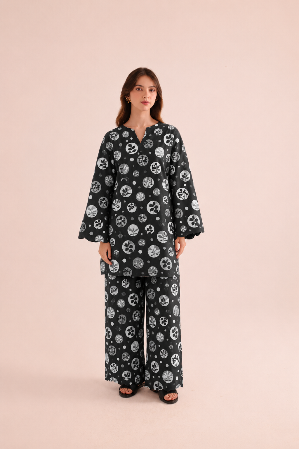 Printed Lawn Coord Set