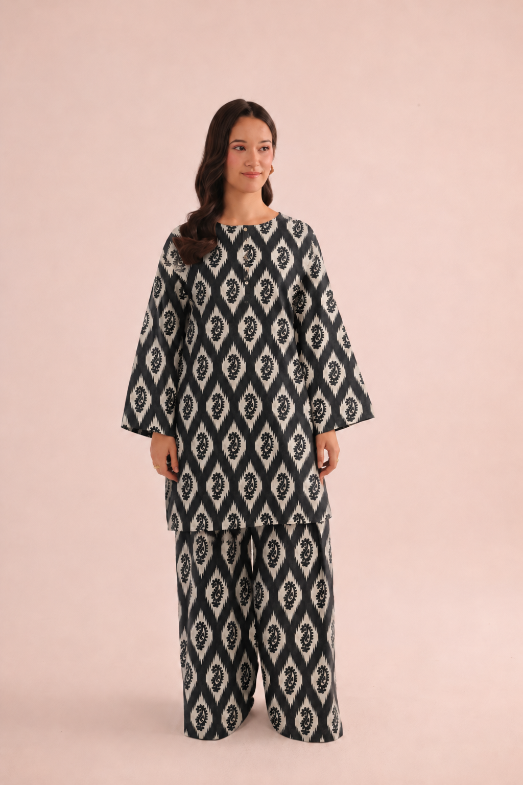 Printed Lawn Coord Set