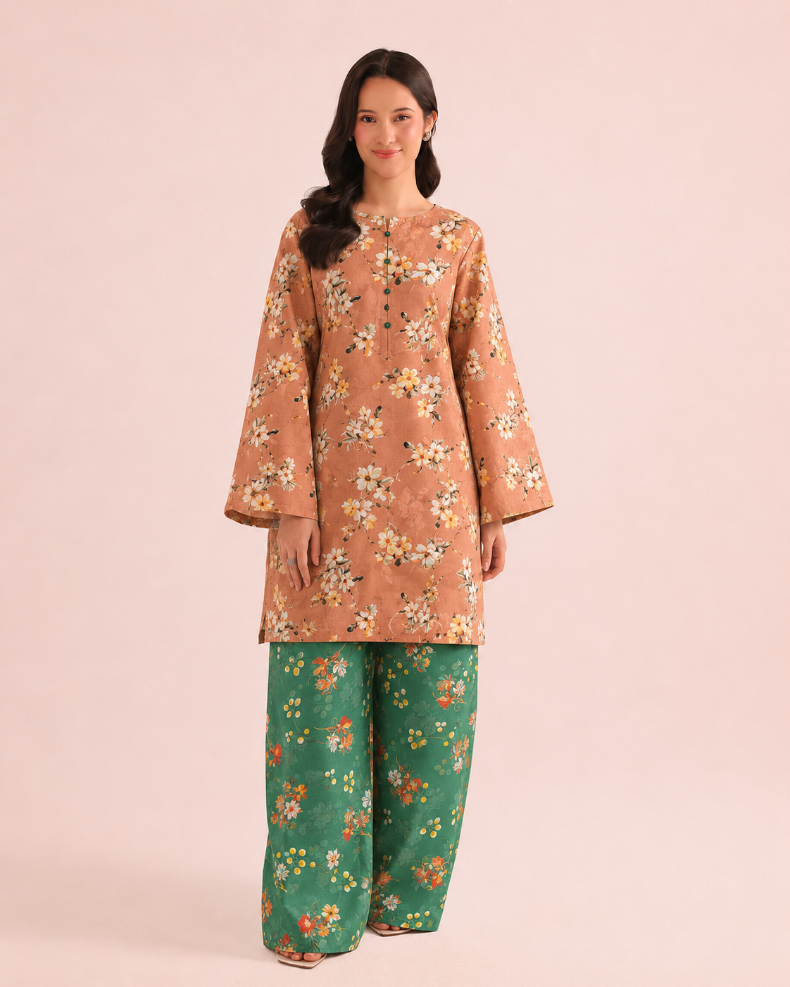 Printed Lawn Coord Set