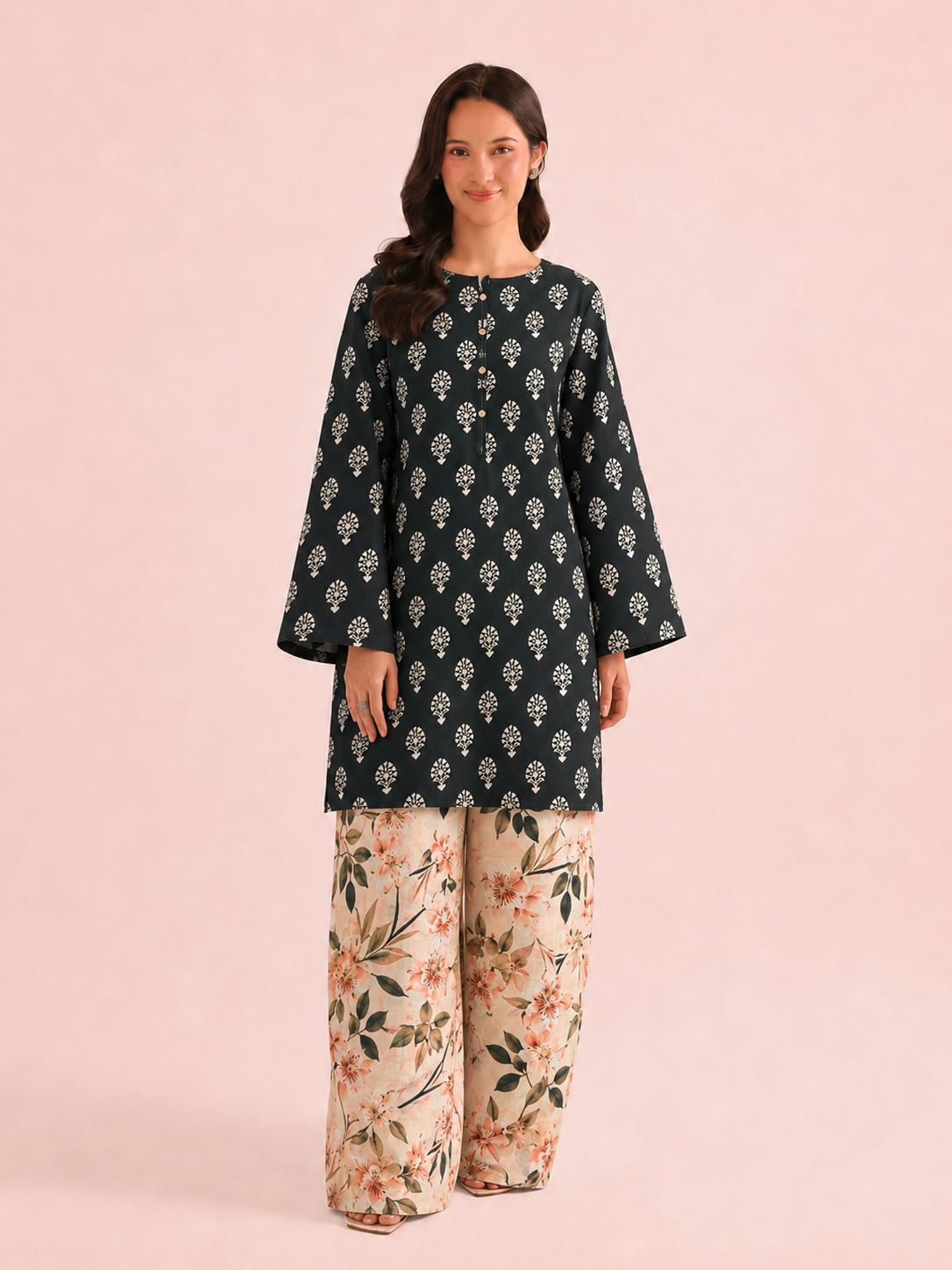 Printed Lawn Coord Set