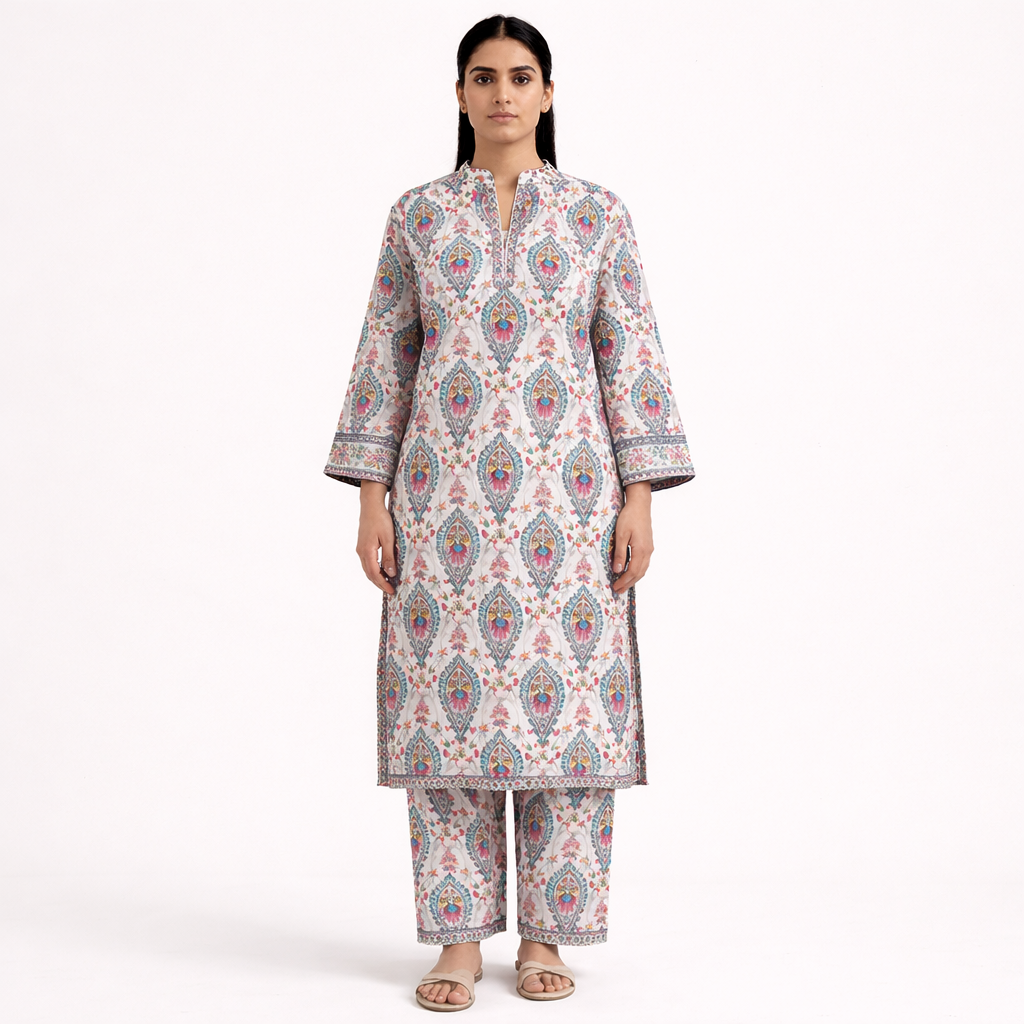 2 Piece - Printed Lawn Suit