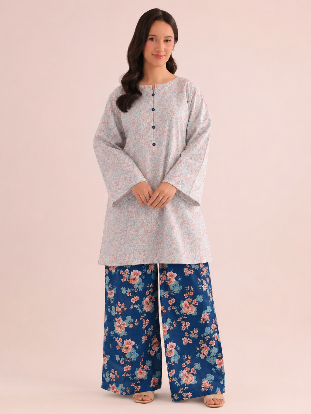 Printed Lawn Coord Set